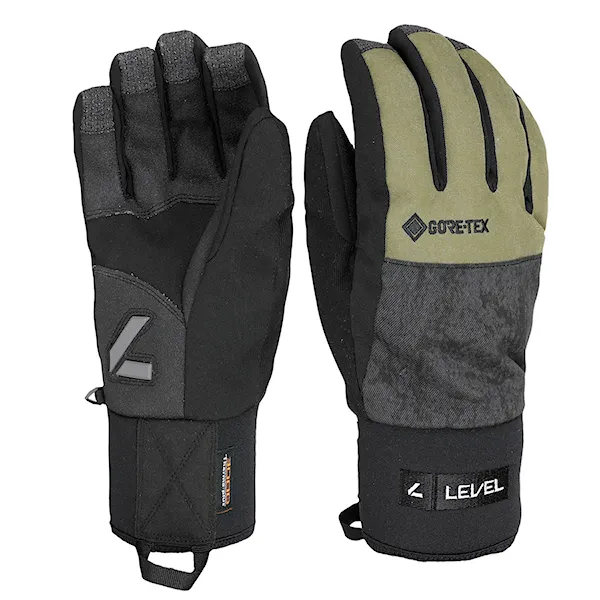 Rukavice na snowboard Level Matrix Gore-Tex olive green 2027