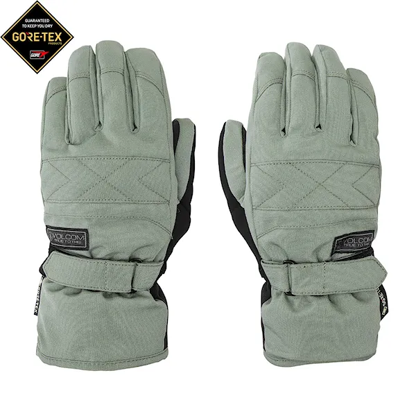 Rukavice na snowboard Volcom Wms Peep Gore-Tex lichen green 2025