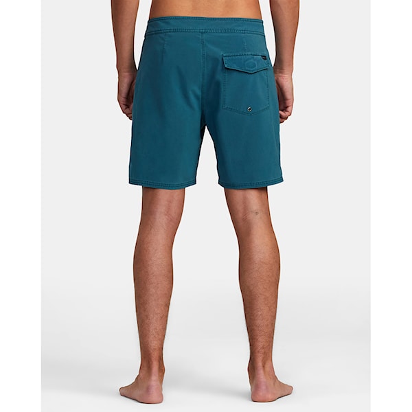 Plavky RVCA VA Pigment Trunk mallard blue 2023