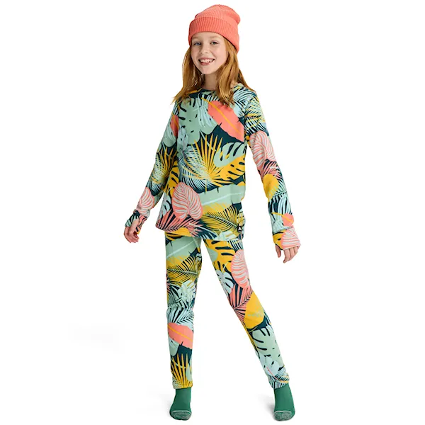 Functional Underwear Set Burton Kids Heavyweight Fleece Set oversized tropical 2026