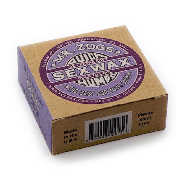 Surfboard Wax Sex Wax 2X Extra Soft purple