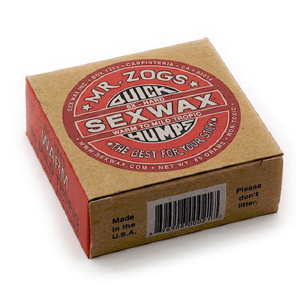Surf wosk Sex Wax 5X Hard red