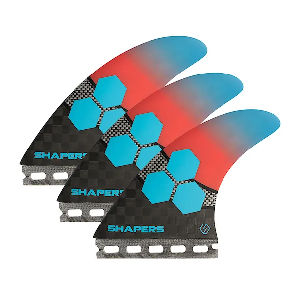 Surf finy Shapers Am2 Spectrum Tri Single black/orange