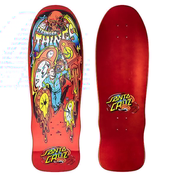 Skate Deck Santa Cruz Skateboards Stranger Things Grabke Max Melting Clock 9.7 2025