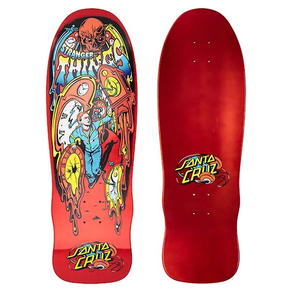 Skate deska Santa Cruz Skateboards Stranger Things Grabke Max Melting Clock 9.7 2025