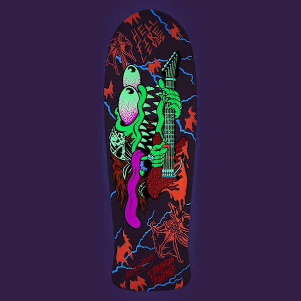 Skate deska Santa Cruz Skateboards Stranger Things Meek Slasher Eddie Reveal 10.1 2025