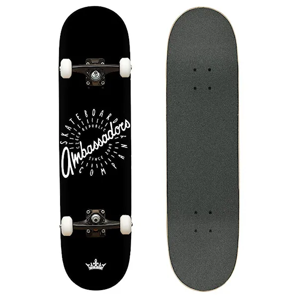 Skateboard Ambassadors Spin Black 8.0 2019