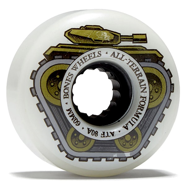 Skateboard kolieska Bones ATF All Tank All Terrain Formula 60 mm/80 A white