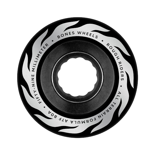 Skateboard kółka Bones Eternal Flame Rough Riders 59mm/80A black 2026