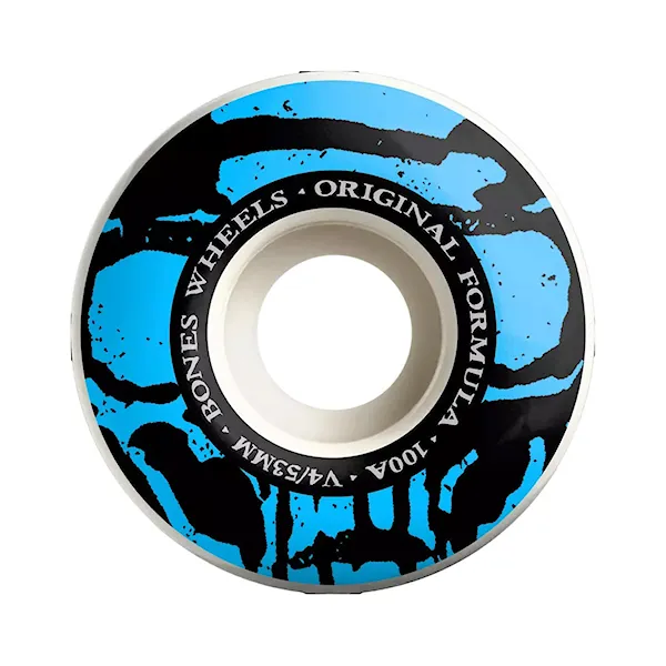 Skateboard kolieska Bones Mummy Skulls OG Formula Originals V5 Sidecut 53mm/100A white 2025