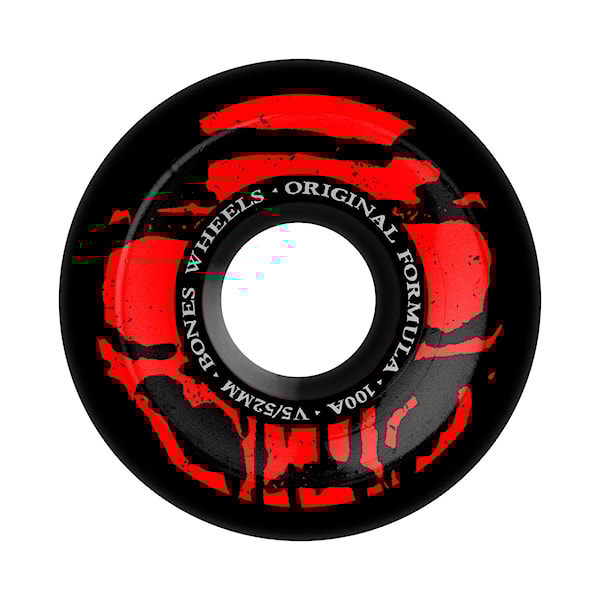 Skateboard kolieska Bones Mummy Skulls V5 Sidecut Original Formmula 52mm/100A black 2025