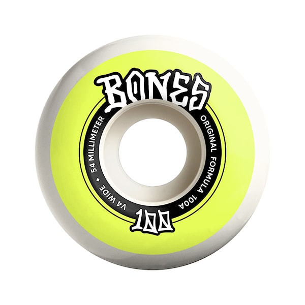 Skateboard kolečka Bones Wide 100'S V4 Original Formula 54mm/100A 2025