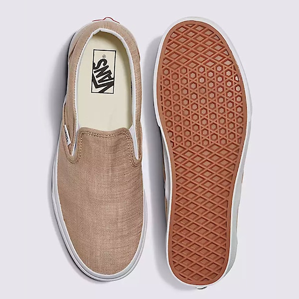 Slip-on tenisky Vans Classic Slip-On summer linen incense 2024