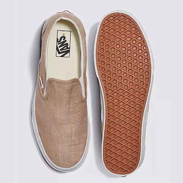 Slip-on tenisówki Vans Classic Slip-On summer linen incense 2024