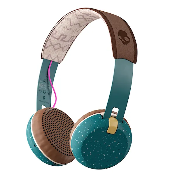 Slúchadlá Skullcandy Grind Wireless blue/brown