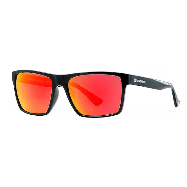 Slnečné okuliare Horsefeathers Merlin gloss black | mirror red