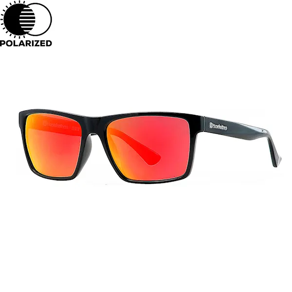Sluneční brýle Horsefeathers Merlin gloss black | mirror red