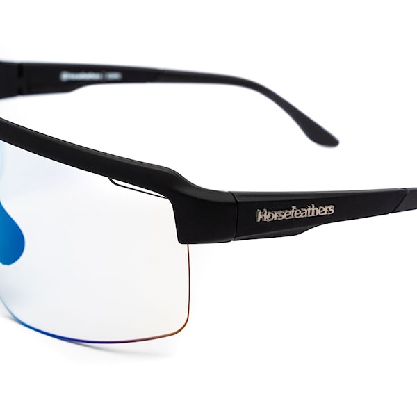 Okulary rowerowe Horsefeathers Scorpio Photochromic matt black | mirror green