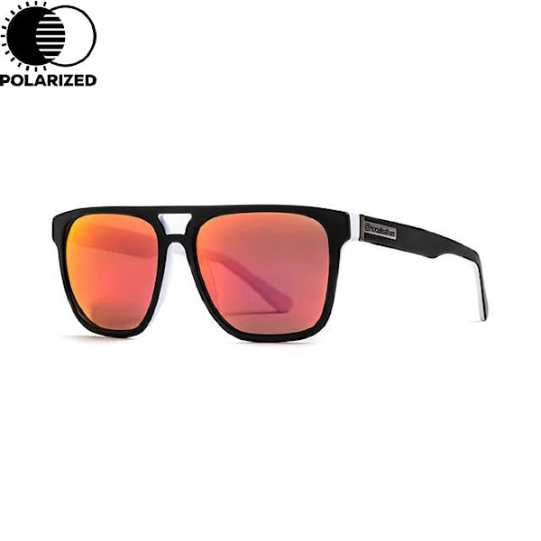 Okulary przeciwsłoneczne Horsefeathers Trigger matt black | mirror red