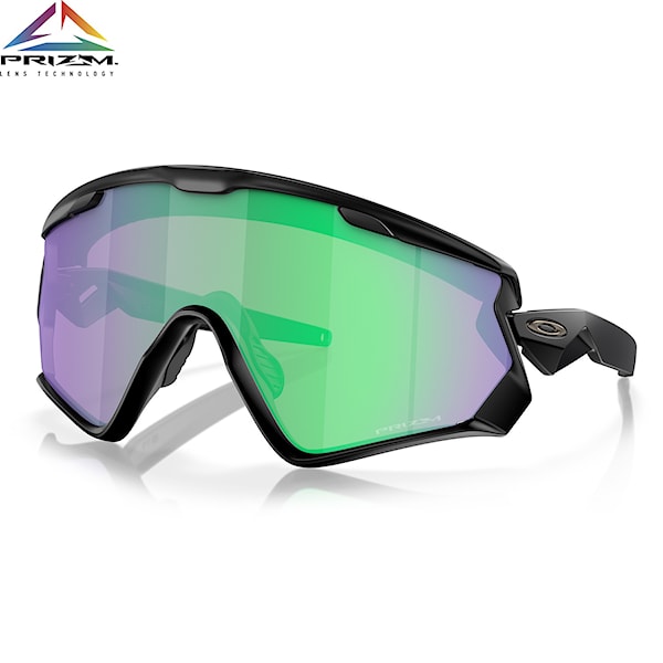 Okulary przeciwsłoneczne Oakley Wind Jacket 2.0 matte black | prizm road jade