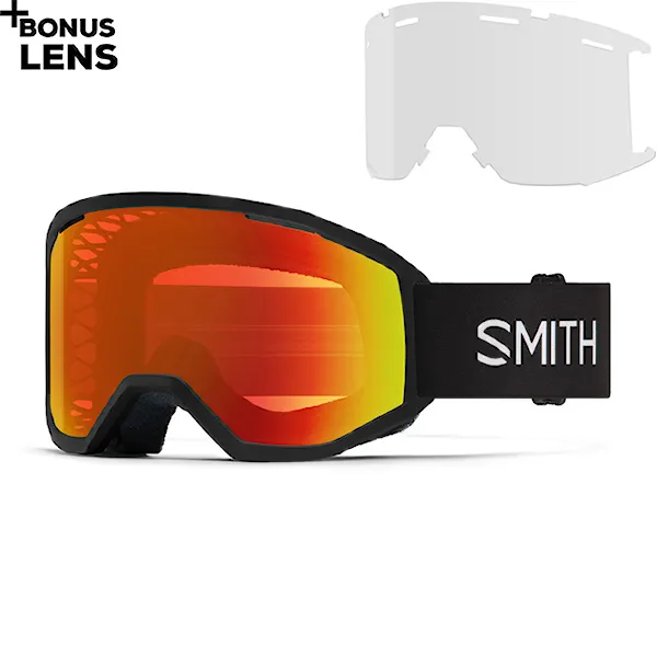 Bike brýle Smith Loam MTB black | red mirror antifog+clear 2026