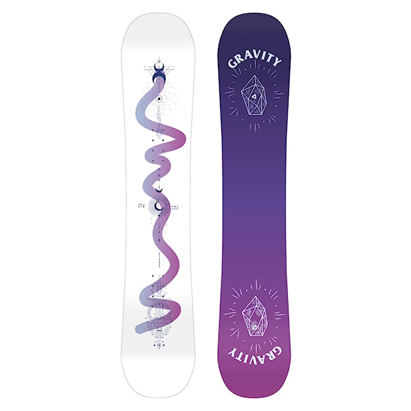 Snowboard Gravity Sirene White 2025