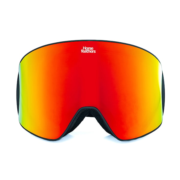 Snowboardové brýle Horsefeathers Lynx black | mirror red 2026