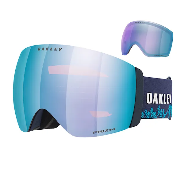 Gogle snowboardowe Oakley Flight Deck Pro L space dust abyss | prizm sapphire+prizm iced 2027