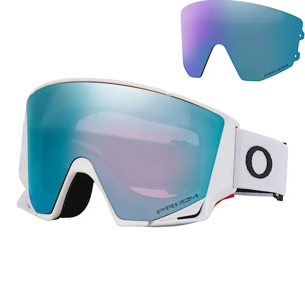 Snowboard Goggles Oakley Flow Scape M matte white | prizm sapphire & prizm iced 2026