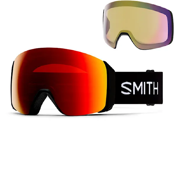 Snowboardové brýle Smith 4D Mag XL black | cp sun red mirror+cp storm yellow 2026