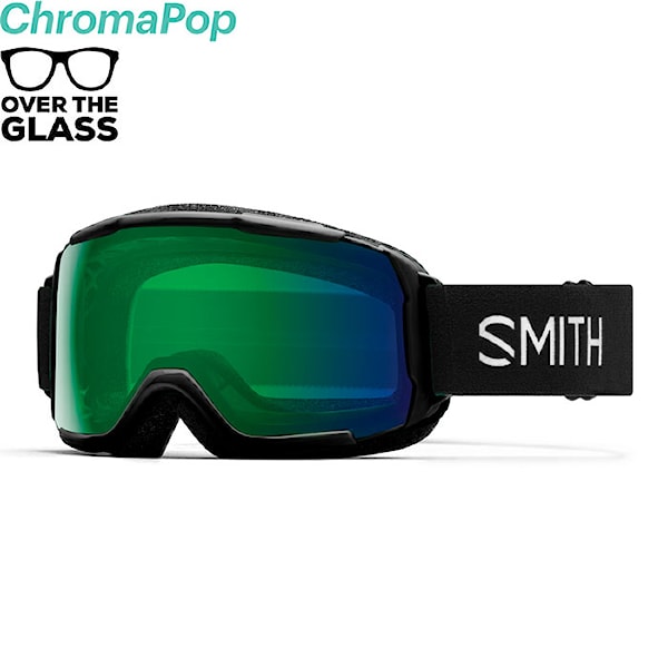 Snowboardové brýle Smith Grom black | cp ed green mirror 2026