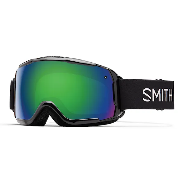 Snowboardové brýle Smith Grom black | green solx mirror 2027