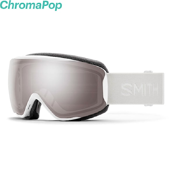 Gogle snowboardowe Smith Moment white vapor | cp sun platinum mirror 2026
