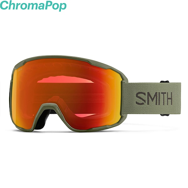 Snowboardové brýle Smith Preview fatigue green | cp everyday red mirror 2026