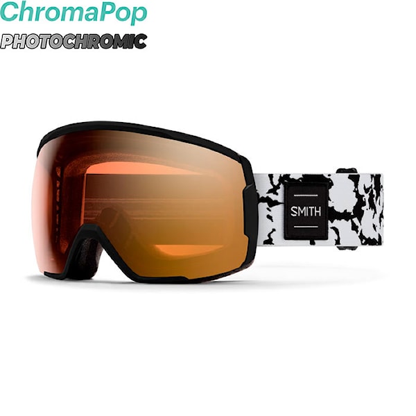 Snowboardové brýle Smith Proxy black marble | cp pro photochromic gold mirror 2026