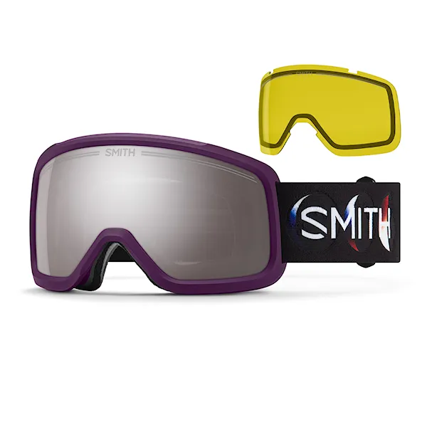 Snowboardové brýle Smith Shakedown cherry lacquer | cp sun platinum mirror+yellow 2027