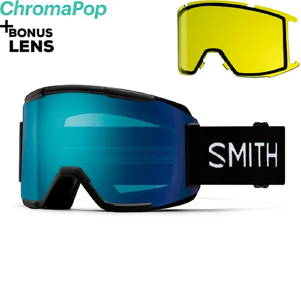 Snowboardové brýle Smith Squad black | cp ed blue mirror+yellow 2026