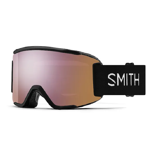 Snowboardové brýle Smith Squad S black | cp ed rose gold mirror 2027