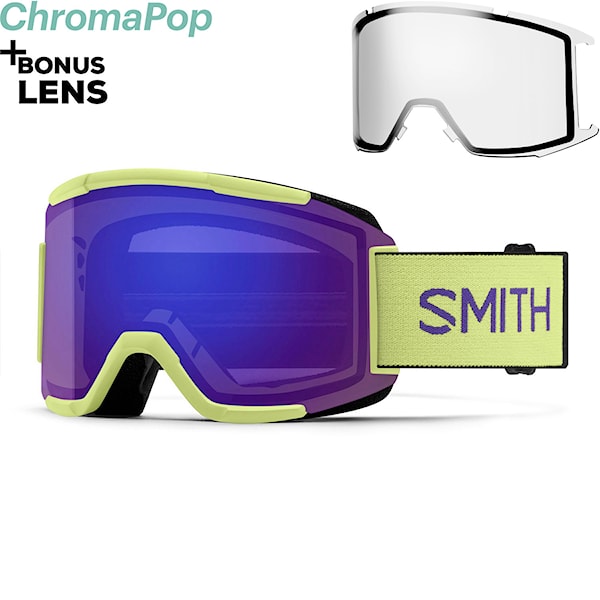 Snowboardové brýle Smith Squad serpentine | cp ed violet mirror+clear 2026