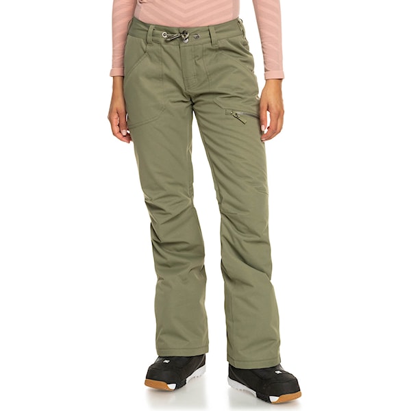 Kalhoty na snowboard Roxy Nadia deep lichen green 2023