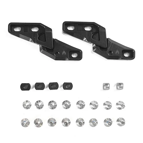 Części splitboardowe Spark R&D Fixie Clips Through-Mount black 2026