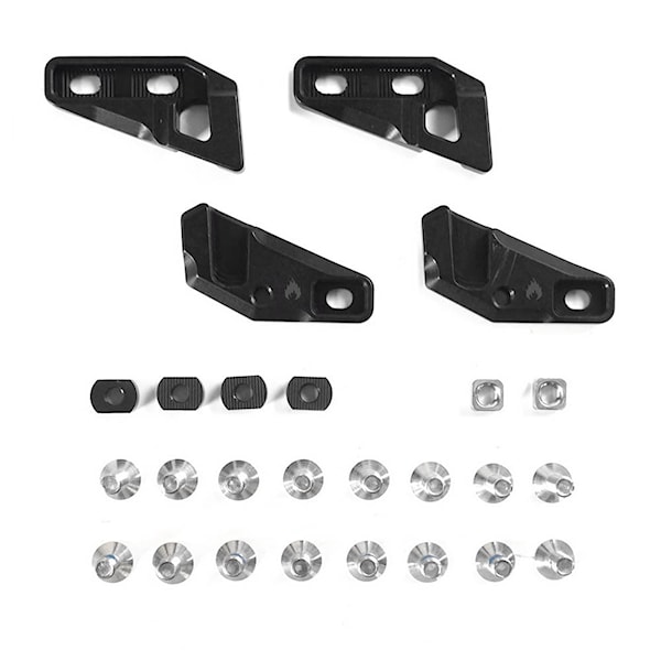 Części splitboardowe Spark R&D Fixie Clips Through-Mount black 2026