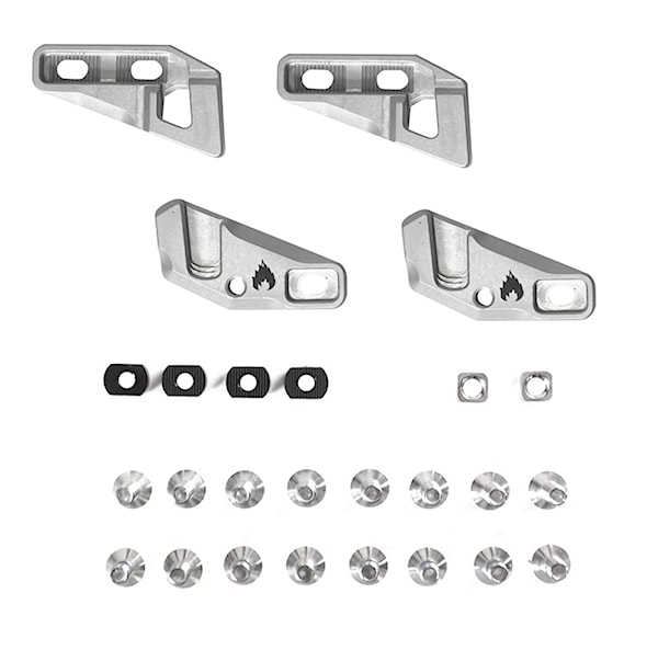 Splitboarding Parts Spark R&D Fixie Clips Through-Mount metal 2026