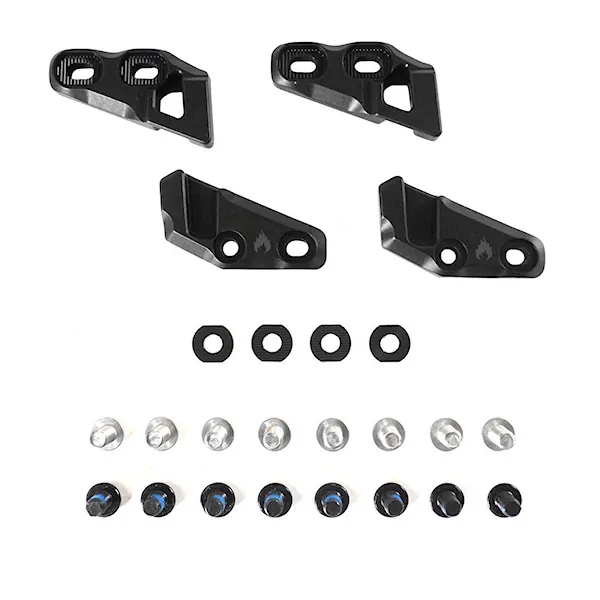 Splitboarding Parts Spark R&D Fixie Clips Top-Mount black 2027
