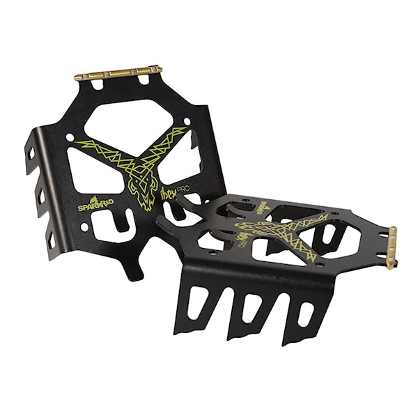 Splitboard crampons Spark R&D Ibex Pro Crampon black/lime 2022