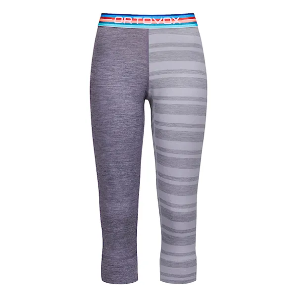 Spodky ¾ ORTOVOX Wms 185 Rock'n'wool Short Pants grey blend 2025