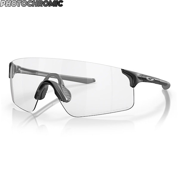 Okulary rowerowe Oakley Evzero Blades matte black | photochromic clear