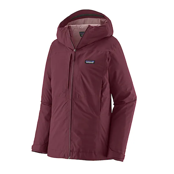 Kurtka sportowa Patagonia W's Insulated Boulder Fork Rain Jacket berry fig 2027