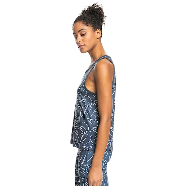 Fitness Tank Top Roxy Sing For Me mood indigo tropical mood 2022