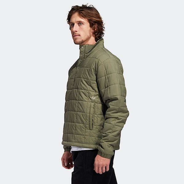Kurtka zimowa do miasta Adidas Quilted legacy green/feather grey 2020